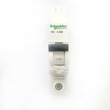 Schneider Electric iKQ C20A C20 20A 20 Amp MCB Circuit Breaker Type C